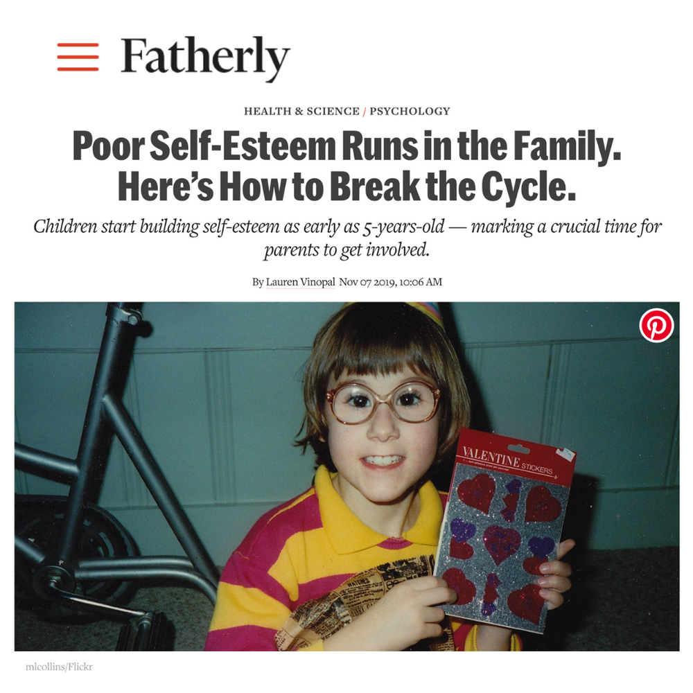 Poor Self-Esteem Runs in the Family. Here’s How to Break the Cycle.