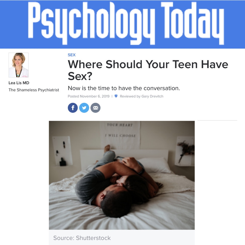 Where Should Your Teen Have Sex?