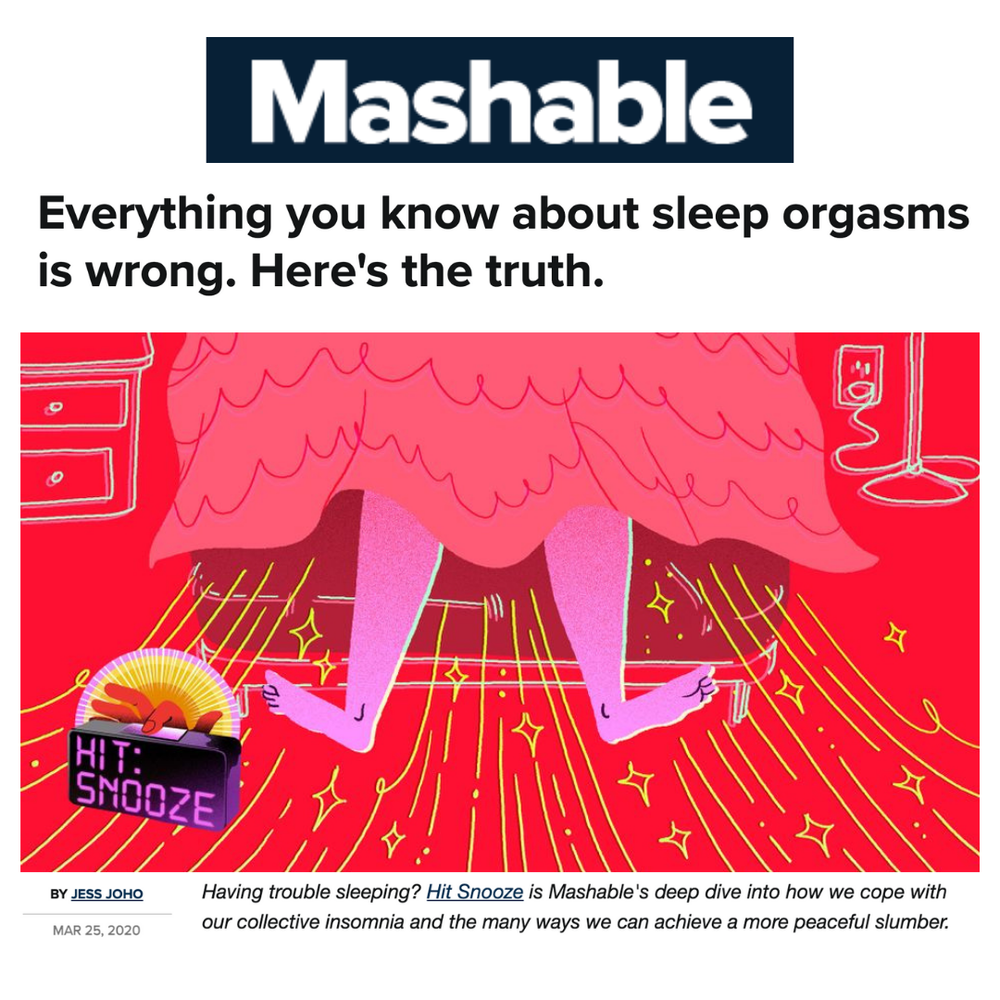 Everything you know about sleep orgasms is wrong. Here's the truth.