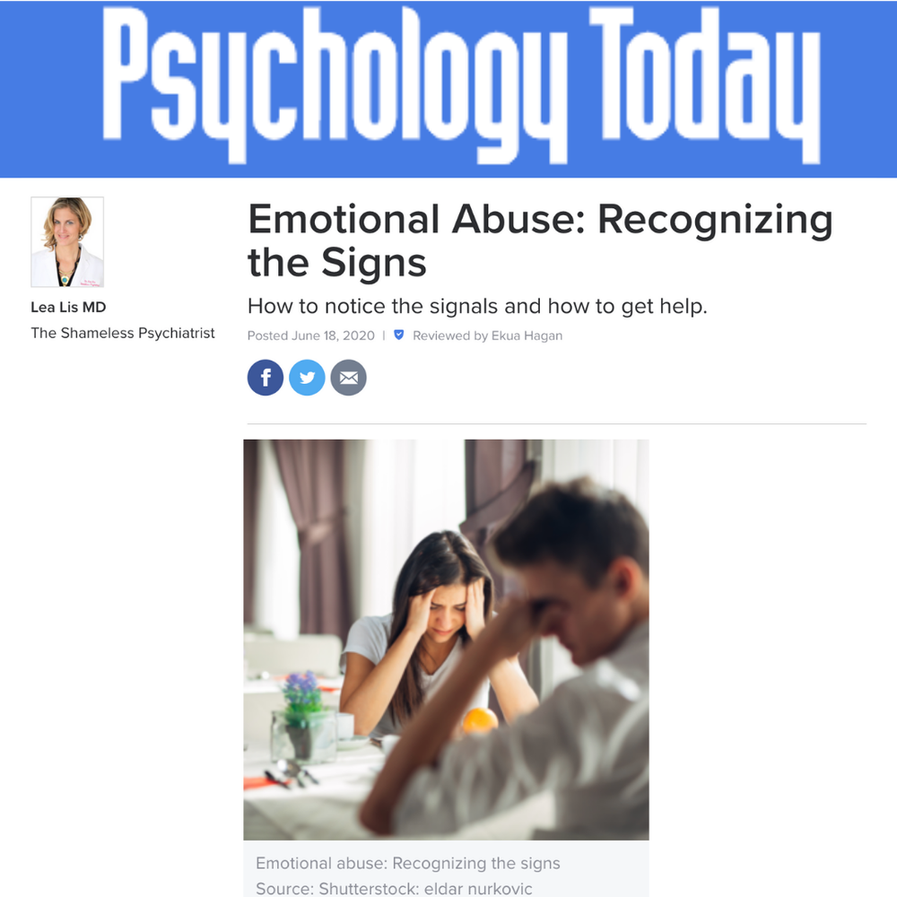 Emotional Abuse: Recognizing the Signs