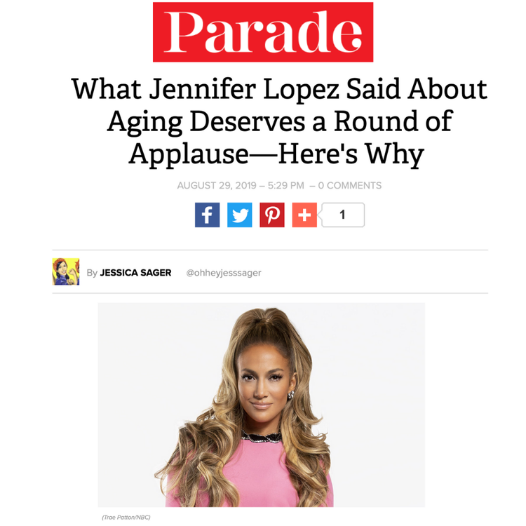 What Jennifer Lopez Said About Aging Deserves a Round of Applause—Here's Why