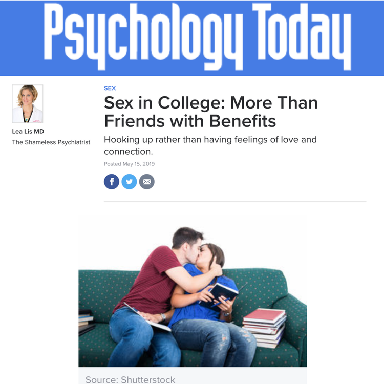 Sex in College: More Than Friends with Benefits
