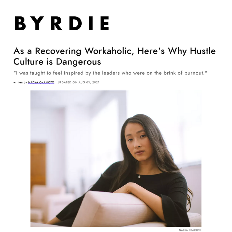 As a Recovering Workaholic, Here's Why Hustle Culture is Dangerous