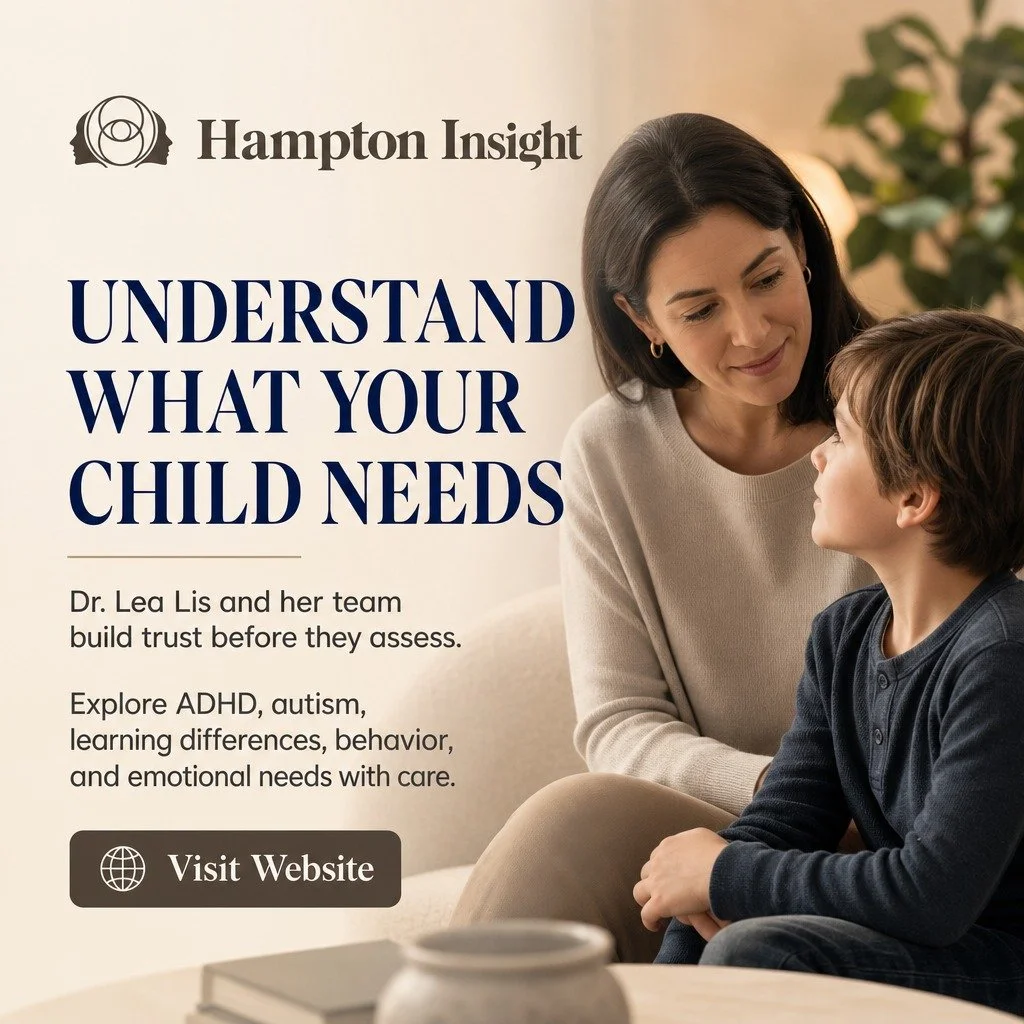When a child feels truly safe, healing becomes possible.

Dr. Lea Lis and her team use trauma-informed, evidence-based care to help kids and teens find their way through anxiety, depression, and PTSD. Neuroscience meets compassion. 🧠

.
.
.
#childps