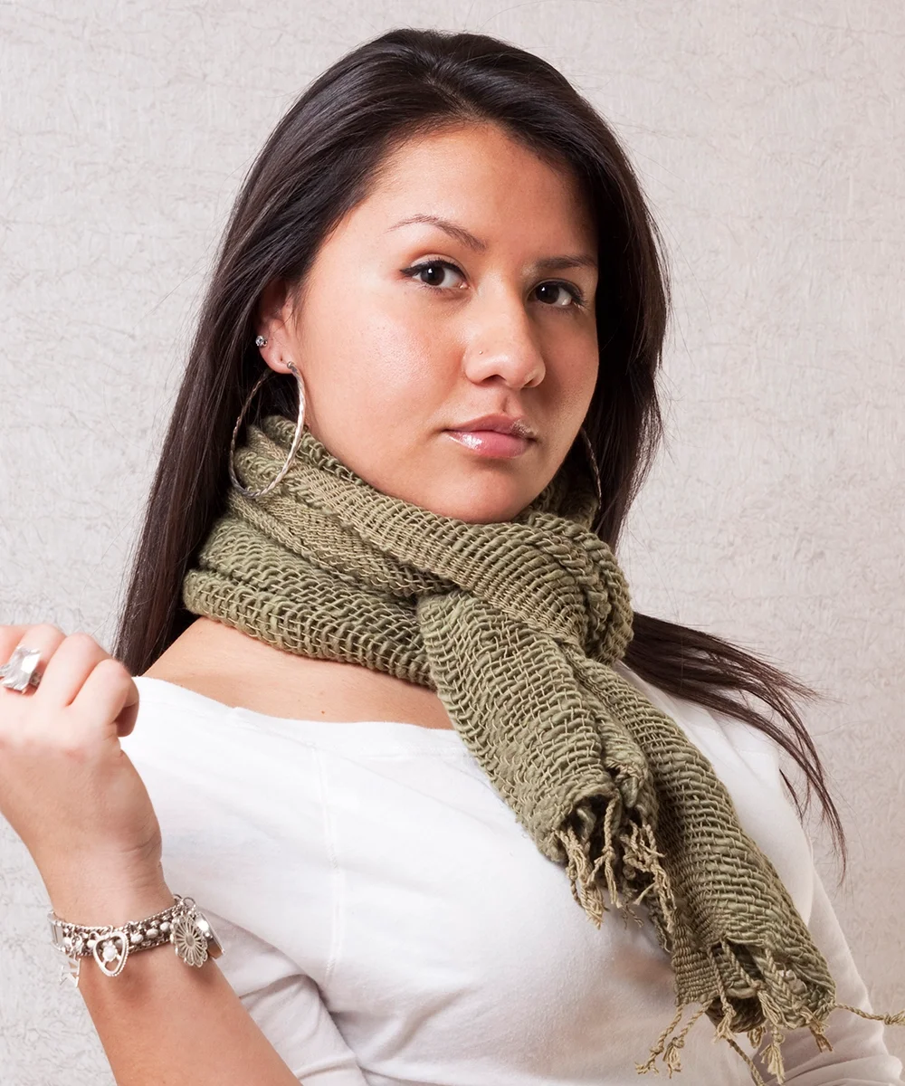 Organic Handwoven Cotton Scarf.webp