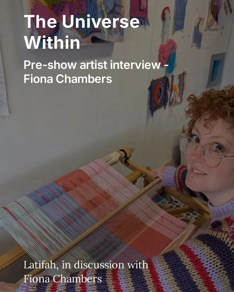 Ahead of the exhibition opening next week, Latifah sent me some questions about my practice. You can read it on her substack. Link in stories and bio.

@latifah_s_art #theuniversewithin