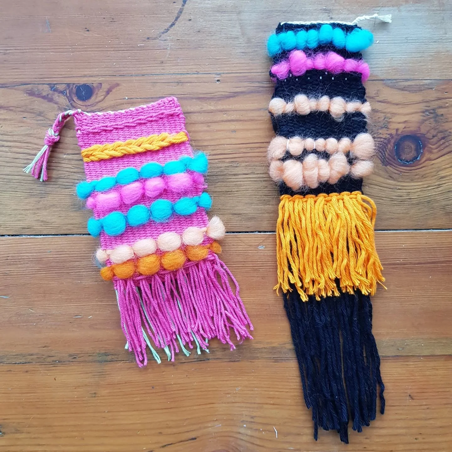 Thanks to all my collaborators during the @catford_arts weekend. These are the finished weavings created on Saturday (left) and Sunday (right) by members of our incredible community. 

I'll be emailing soon to announce some upcoming workshops. (If yo