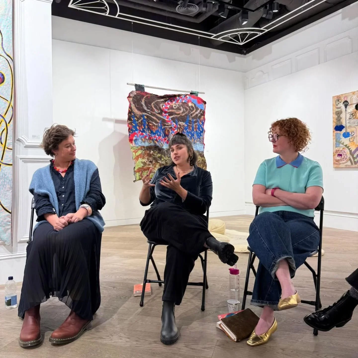 Well that was a highlight!
In awe of all the wonderful voices who shared last night. Both the panel and the audience. 

Huge thanks to @lucyfjones and @lucente_paola for leading the conversation. 

And the panel 🥰⭐🔥💪
@ludovicagioscia 
@charlottewa