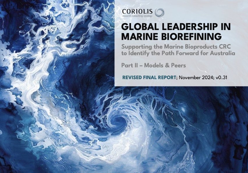 Marine Bioproducts: Markets and Peers
