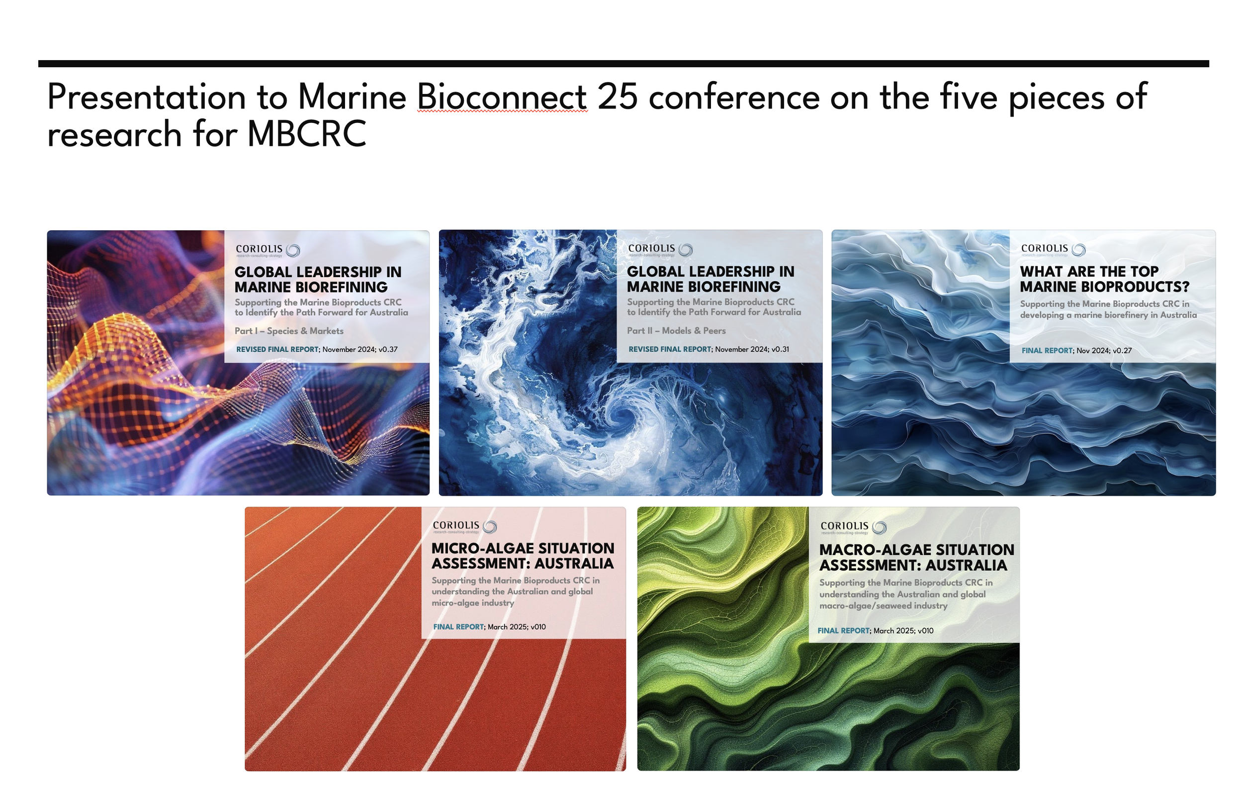 BioConnect Coriolis presentation