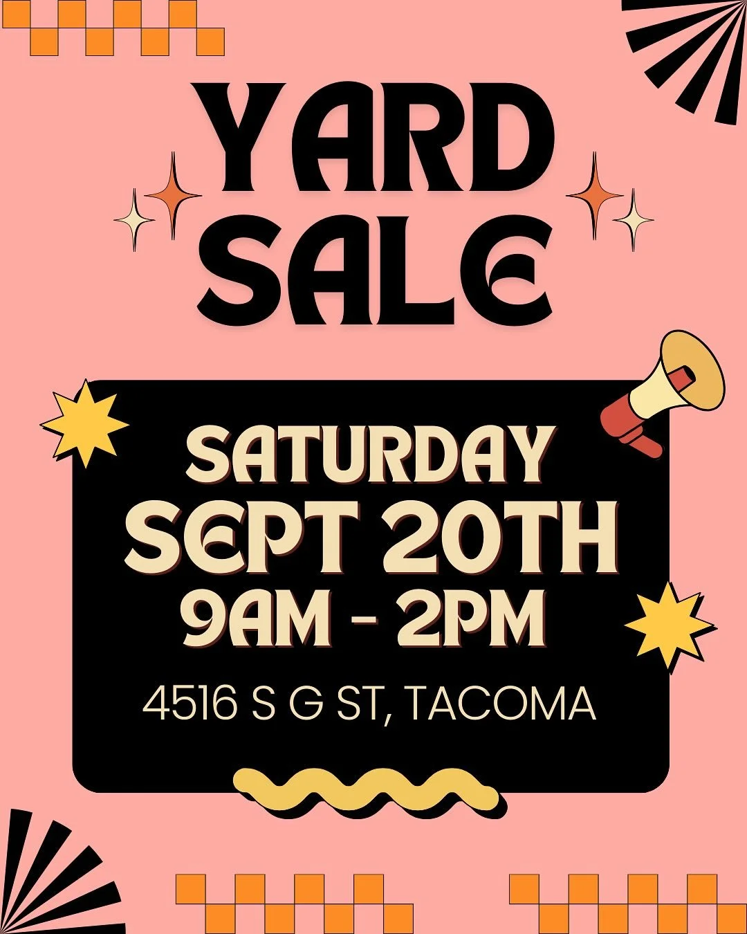 Just gonna leave this here. Mark your calendars 🗓️ for Saturday Sept 20. Gonna have a lil yard sale to make room for a better studio and some other fun changes. Houseplants and pots. Garden supplies. Homewares. Maybe some small furniture. Books. Clo