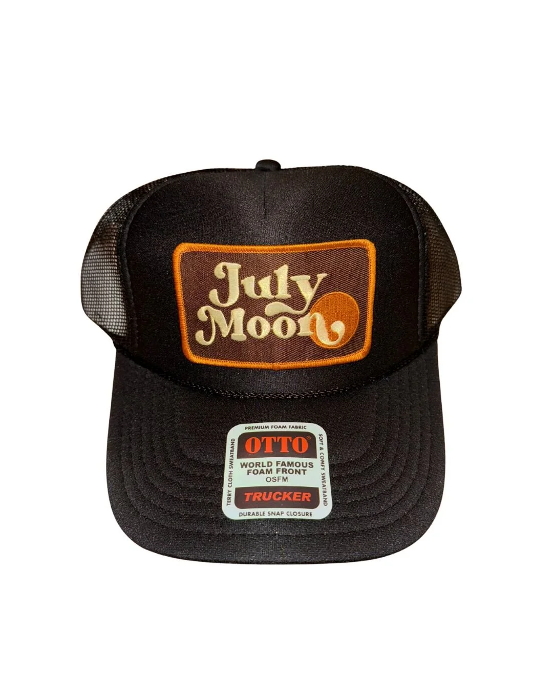 Black Trucker with Classic Patch