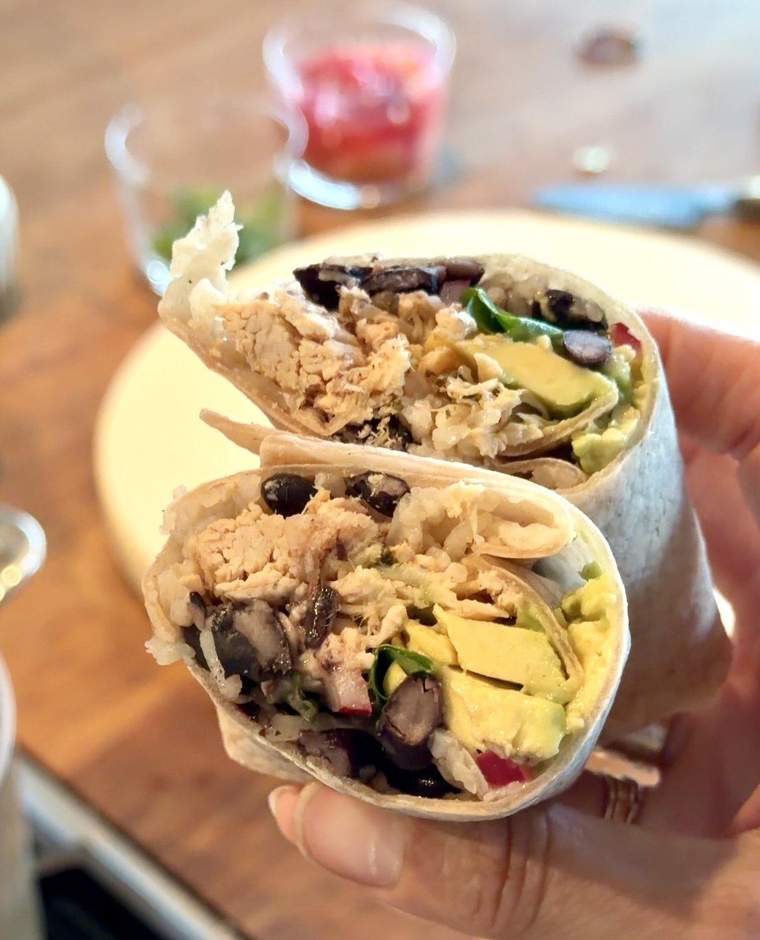 Chicken Tinga Burritos