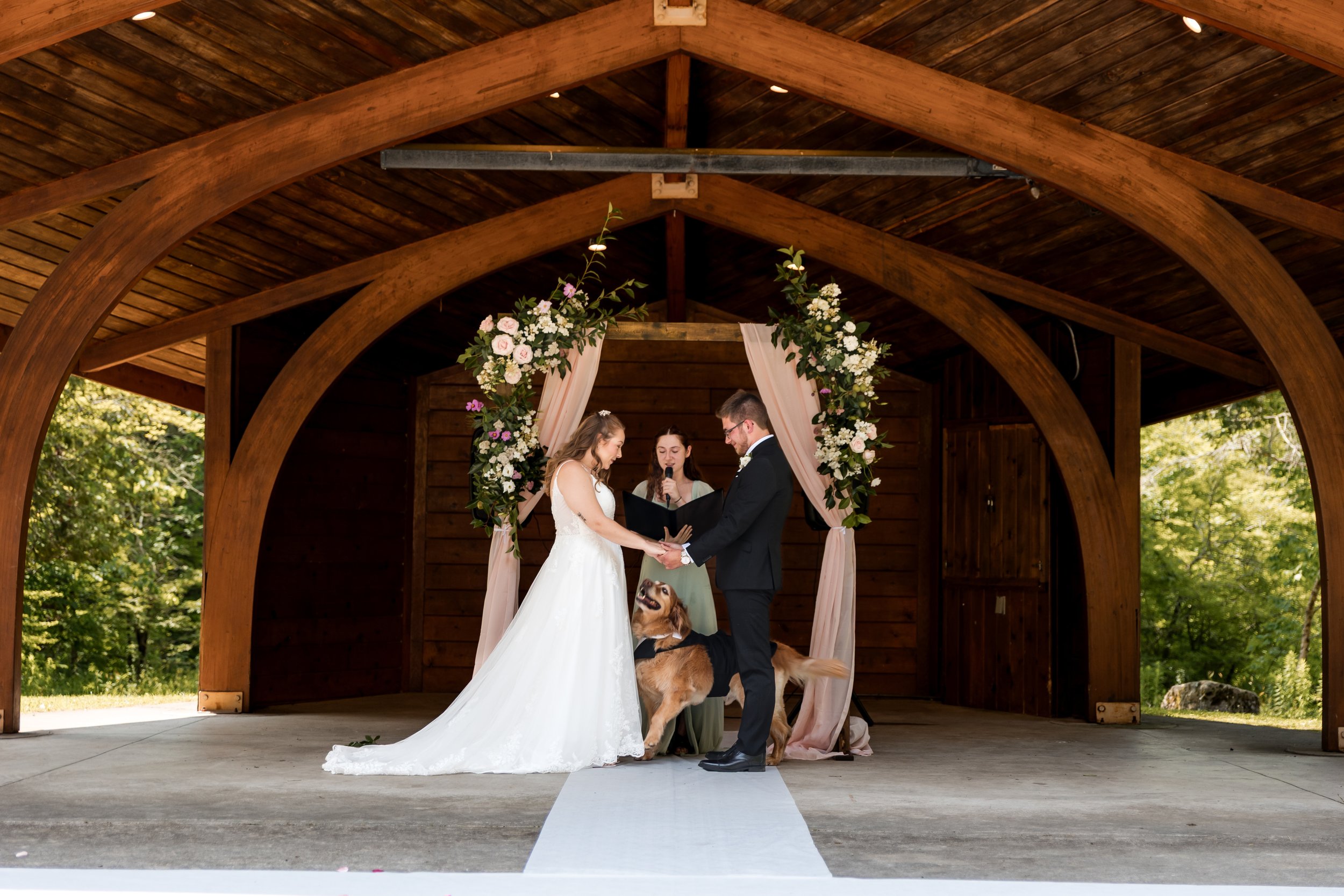Wedding At Allegany State Park Quaker Amphitheater
