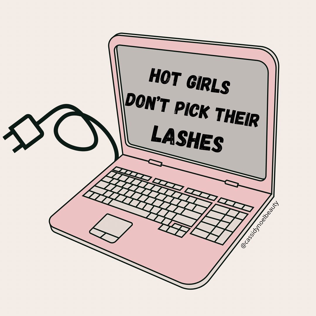 Hot girls don&rsquo;t pick their lashes😉😉 We let them fallout naturally, right?!

&bull;
&bull;
&bull;
&bull;
&bull;
&bull;
&bull;
&bull;
&bull;
#lashes #sandiegobeauty #sandiegolashartist #sandiegolashes #sandiegoeyelashextensions #sandiegolashext