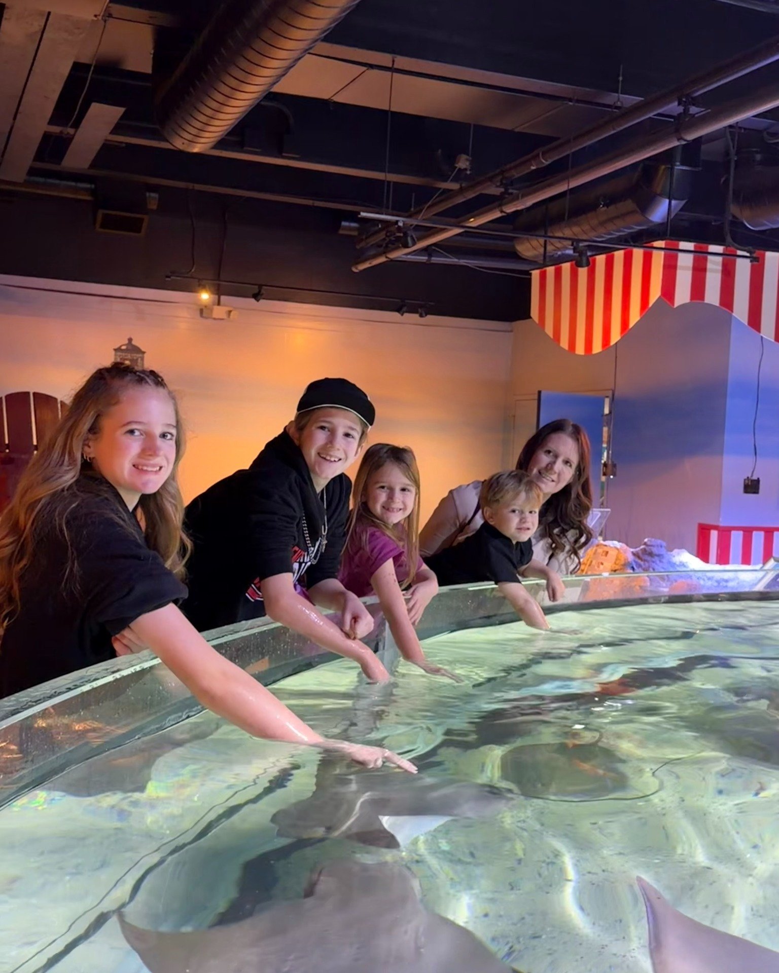 Wish kiddo Bentley and his siblings had a blast at the Greater Cleveland Aquarium! 🐟 

⭐ Thank you to the @cleaquarium for this amazing experience! 💜