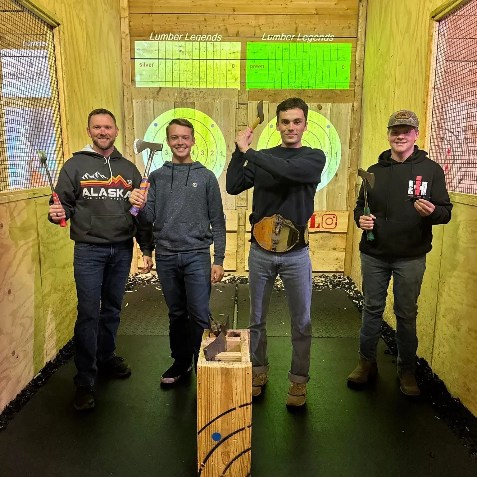 Wish Kid Landon and his friends had an amazing night of axe throwing at Lumber Legends - Cleveland Axe Throwing! 💜

⭐ Thank you to @lumber_legends_cle for making this evening a night to remember!