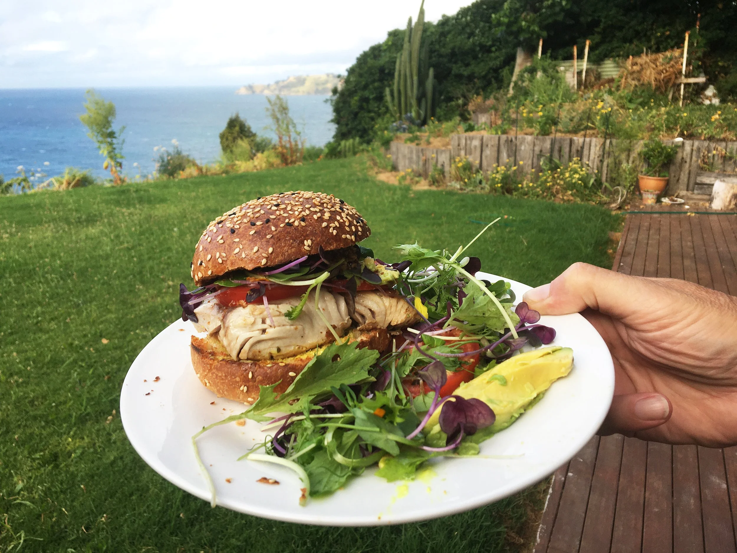 Try our Aioli with a Fish Burger!