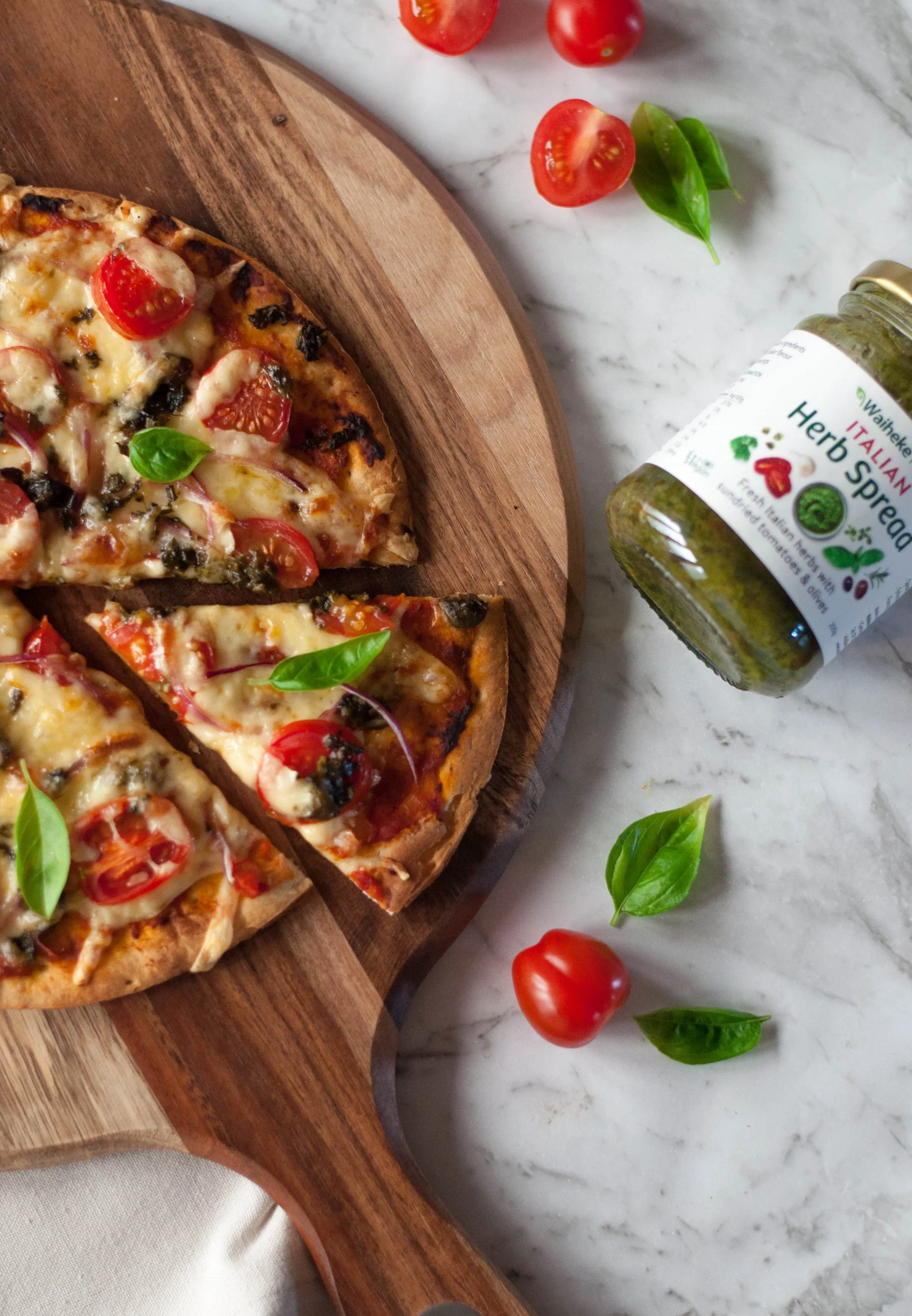 Gourmet your pizza with Italian Herb Spread!