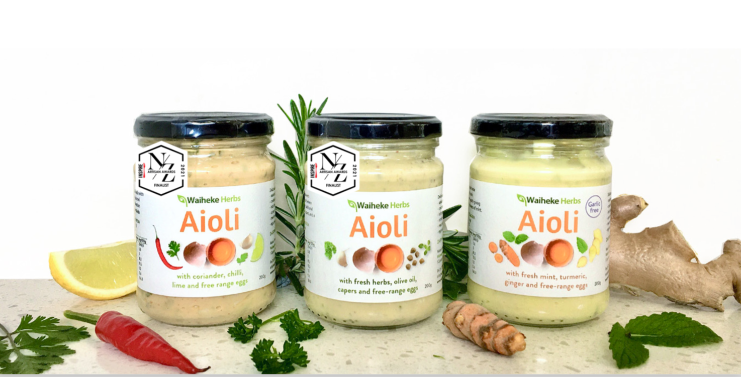 Our Award winning set of Aioli.