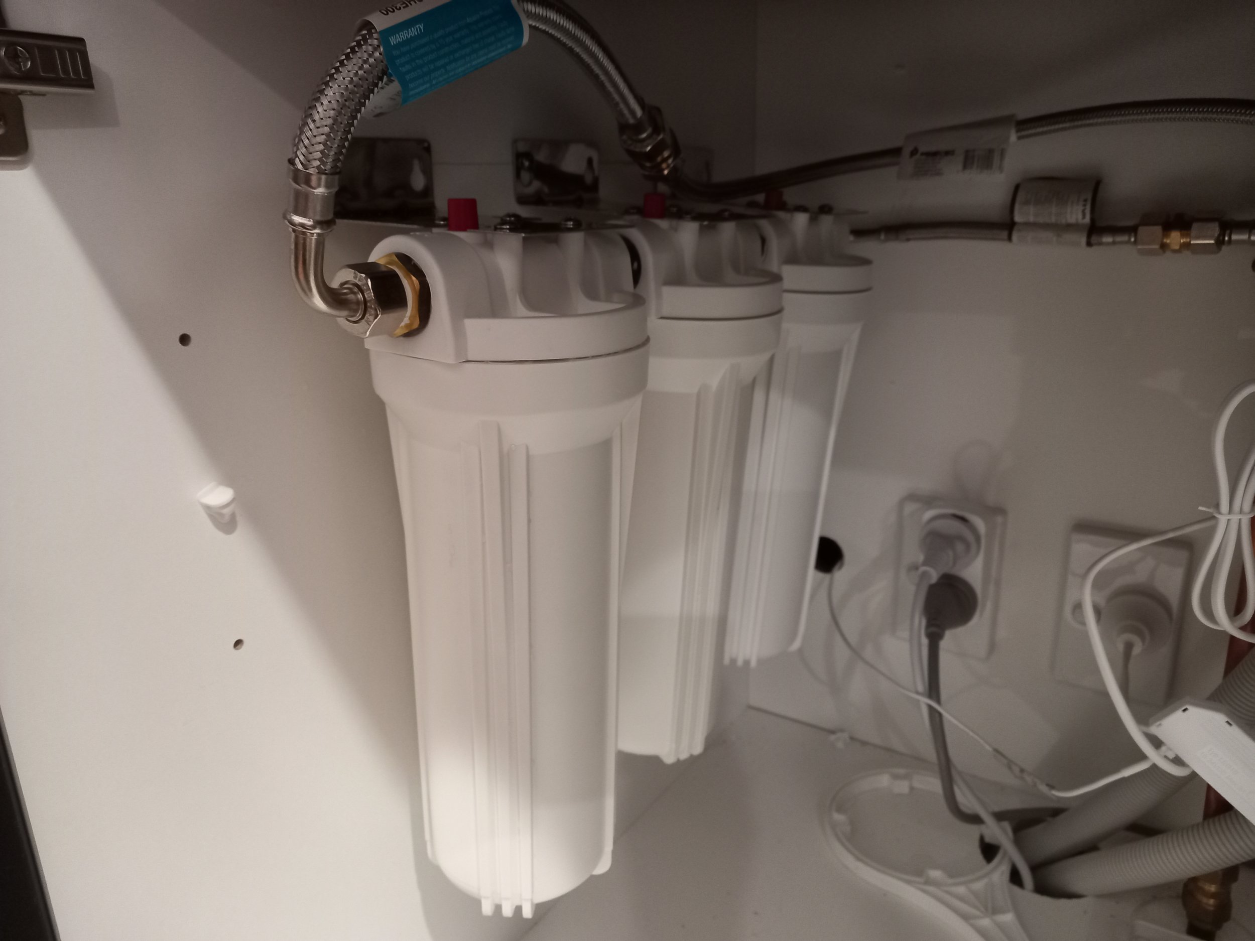kitchen sink filtration system ge