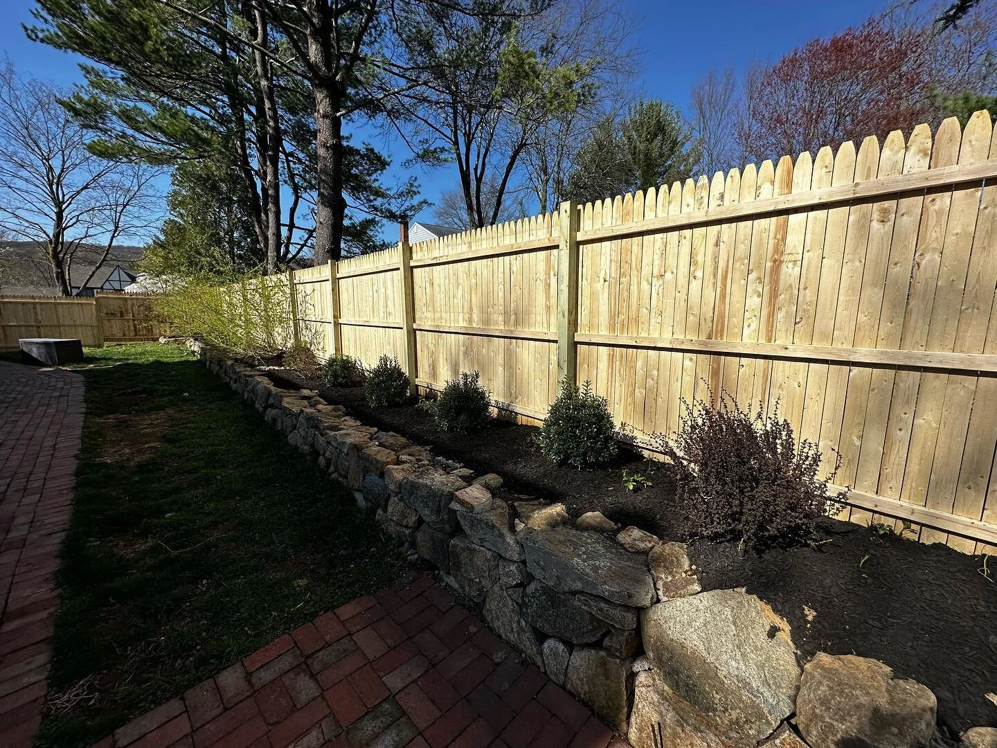 Need some privacy?! 🤨 Here’s a glimpse at a few of our ongoing fence jobs! 
We do all kinds of fence installations and repairs! From split rail to custom vinyl, we do it all! 🔥
Contact our office for more information! FREE ESTIMATES! 
#bru