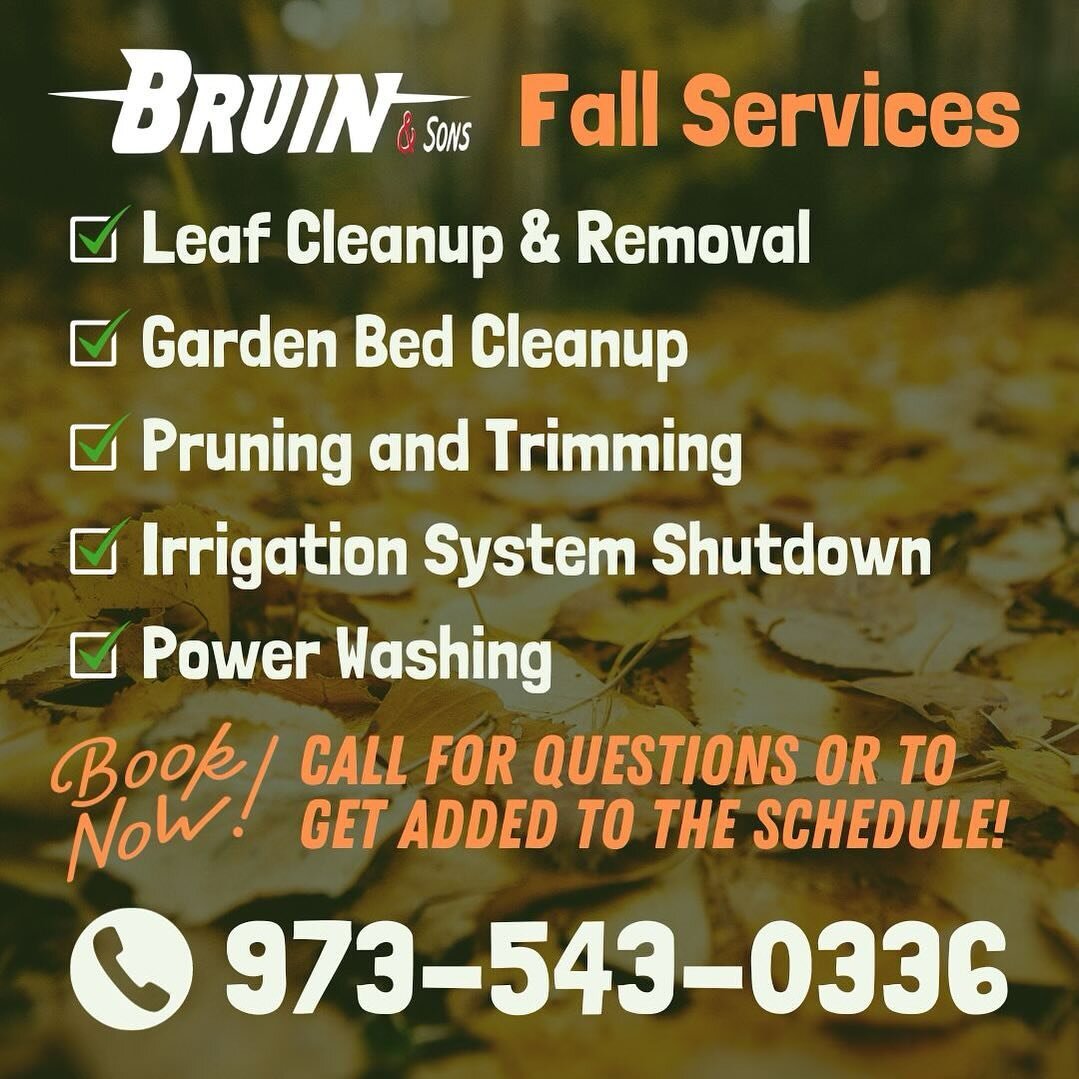 Is your yard ready for the upcoming fall season? Don't worry, we've got you covered! We specialize in professional fall clean-up services to ensure your outdoor space looks its best as the leaves begin to fall. Let us handle the hard work while you e