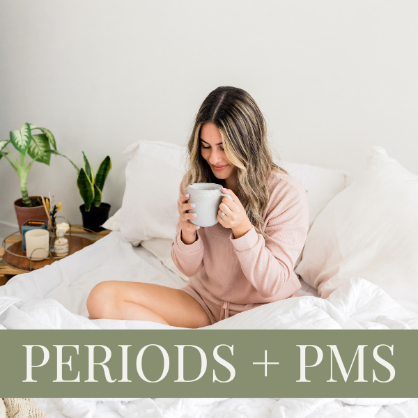 Periods & PMS - For when your cycle steals the spotlight ...and your gut work still matters.    