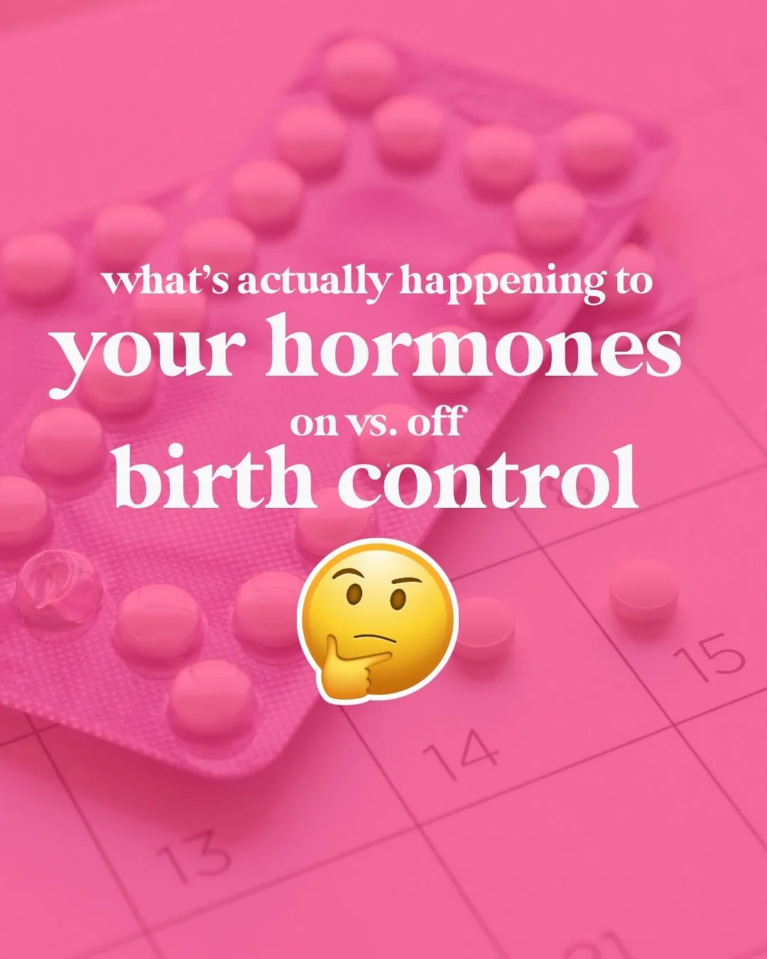 🚨 HORMONE CONFUSION ALERT ‼️

Let&rsquo;s clear the air about what really happens to your hormones on birth control.

WELCOME TO CLASS 🤓

🔁 In a natural cycle (no birth control):
✅ Estrogen rises
✅ You ovulate
✅ Progesterone rises
✅ Both drop = yo