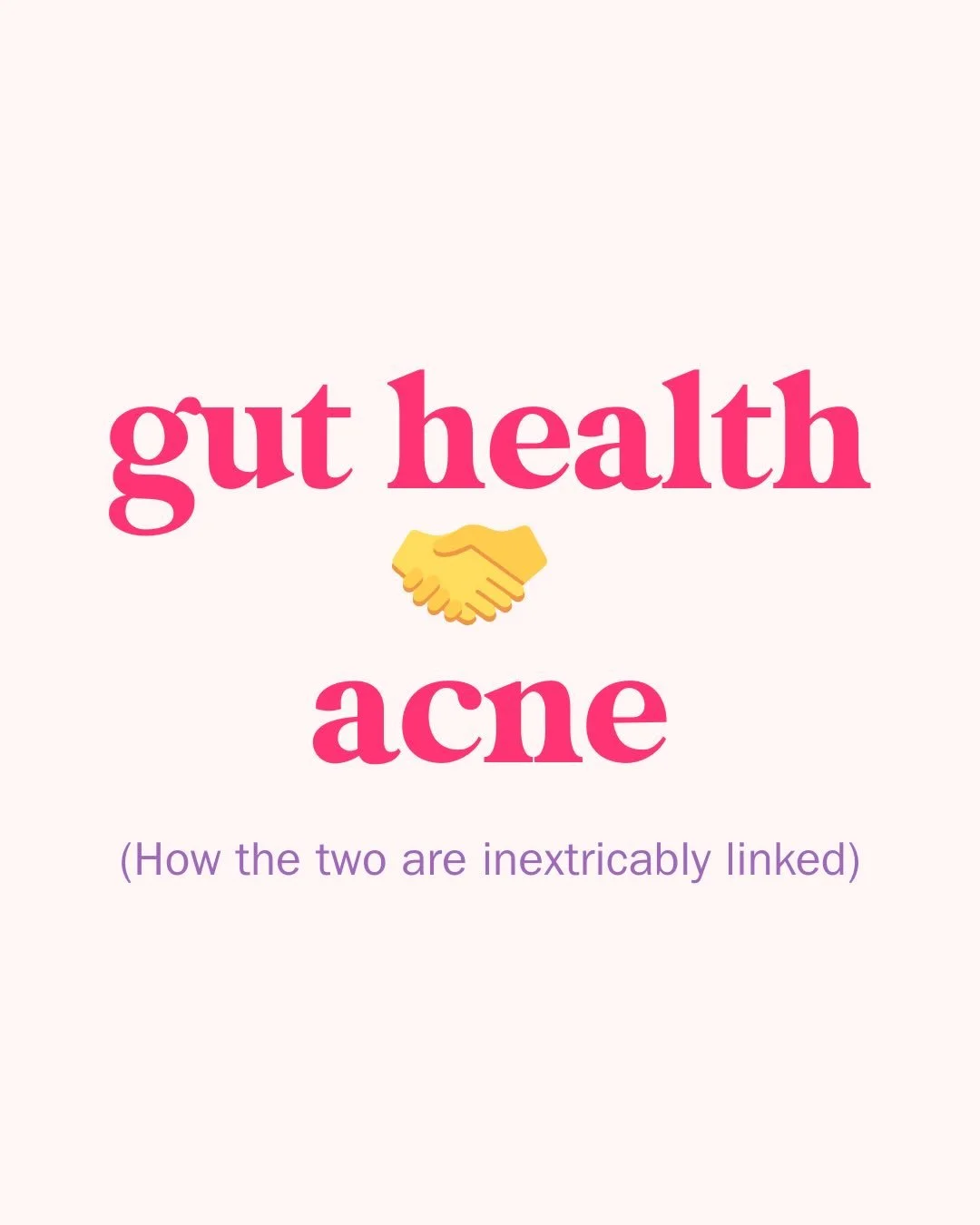 If you&rsquo;ve got stomach probs &amp; you&rsquo;ve also got skin issues, I&rsquo;d bet money that there&rsquo;s a connection between the two. ‼️

Dare to find out? 👀 Link in bio to apply for 1:1 coaching with the same lab testing that brought this