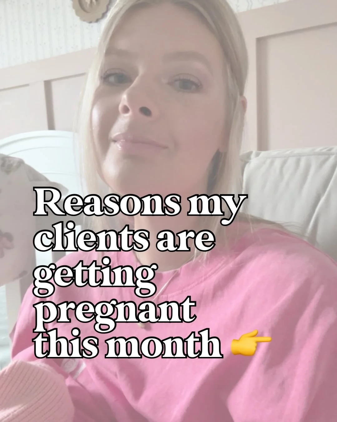 DM me NEXT if you&rsquo;re ready to figure out WHY you can&rsquo;t get pregnant. 

If you feel like you&rsquo;re doing everything to get pregnant
and it&rsquo;s still not happening&hellip;

I want you to hear this:

It&rsquo;s rarely about doing more