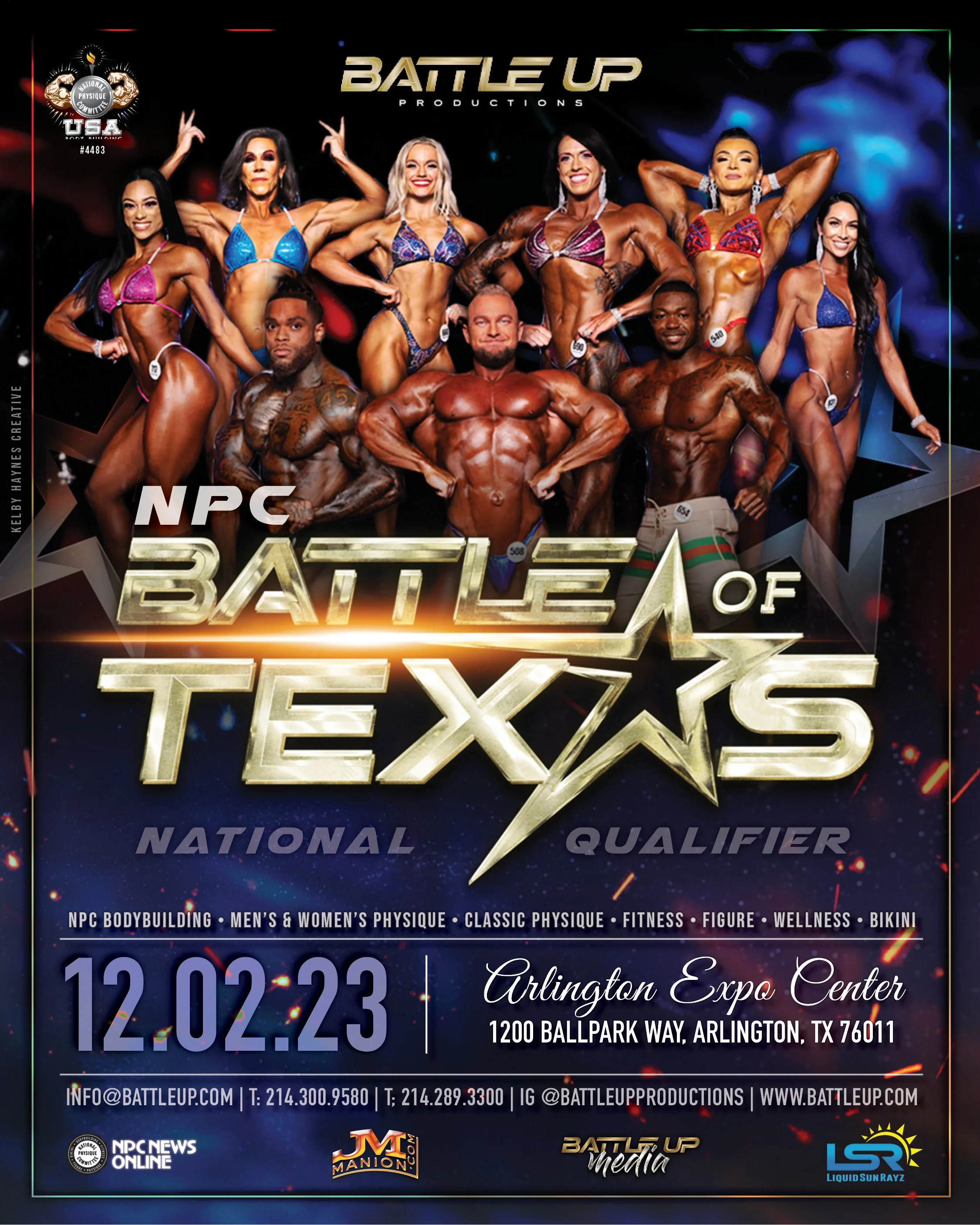 NPC BATTLE OF TEXAS 2023, BATTLE UP MEDIA, TEXAS BODYBUILDING , BATTLE