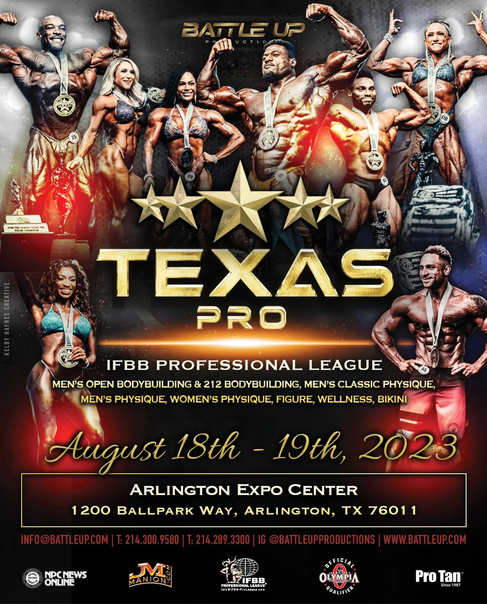 IFBB PRO LEAGUE TEXAS PRO BATTLE UP PRODUCTIONS TEXAS BODUBUILDING