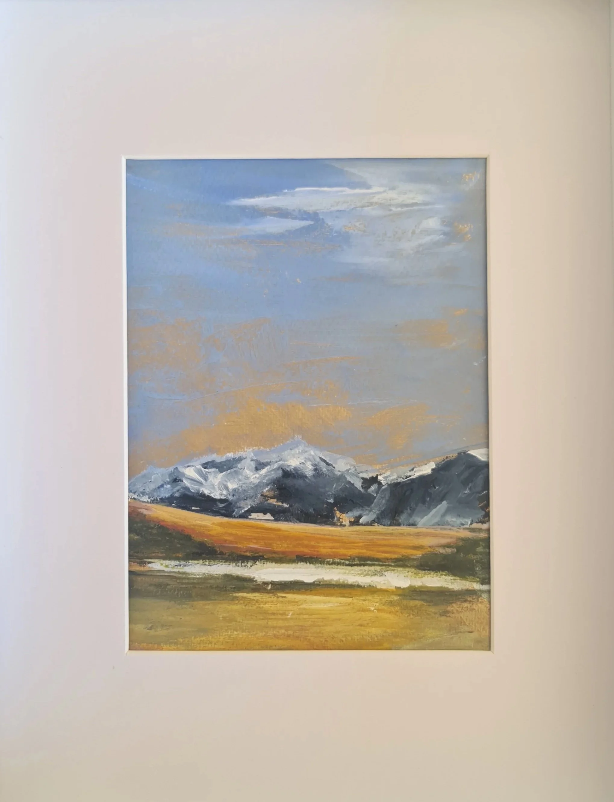 Isabelle Haentjens - "Minaret Bay" - Mixed Media  - 25 x 33 cm - $350