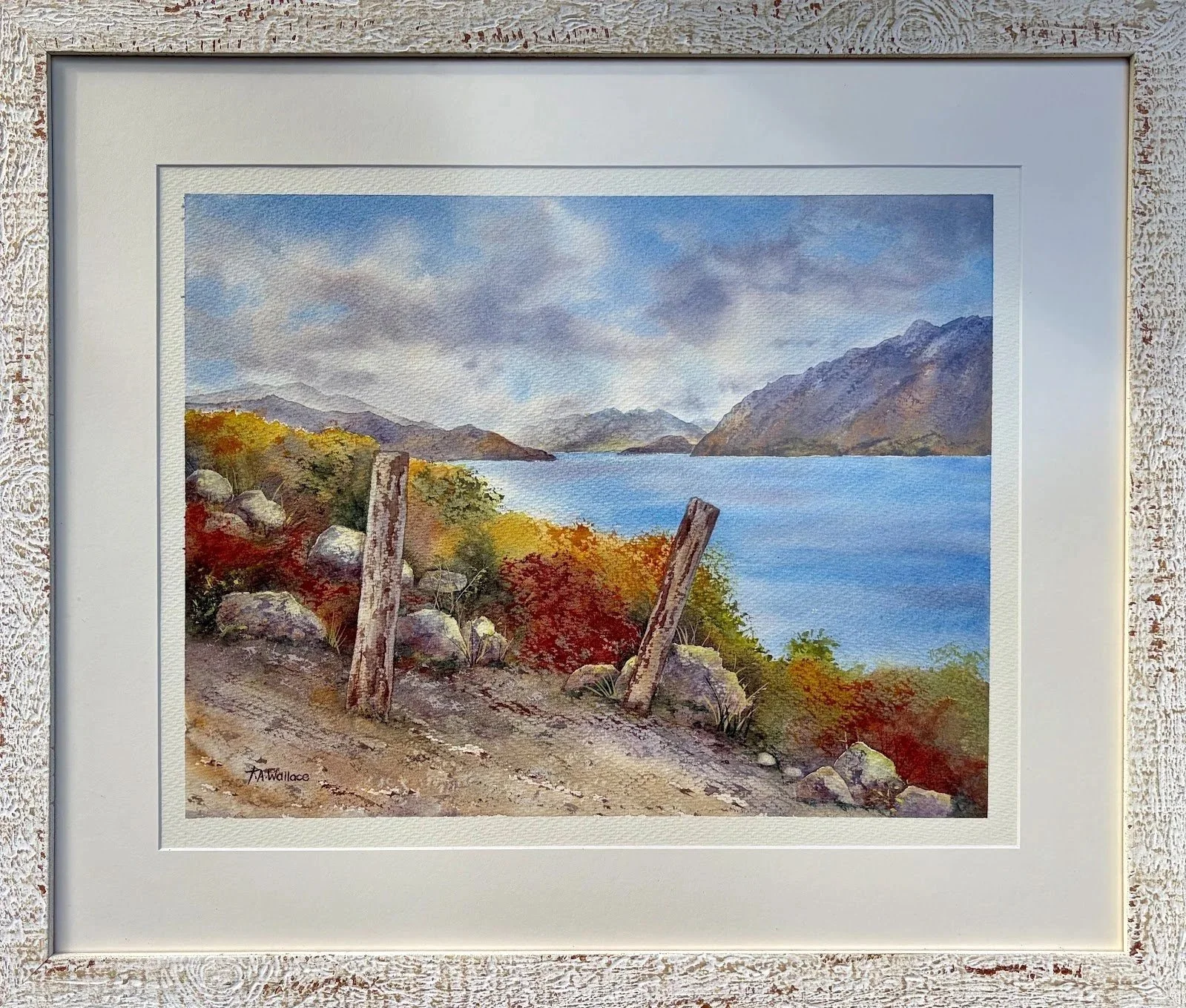 Theresa Wallace - "The Vast Silence - Lake Hawea" - Watercolour - 61cm x 53cm - $1650