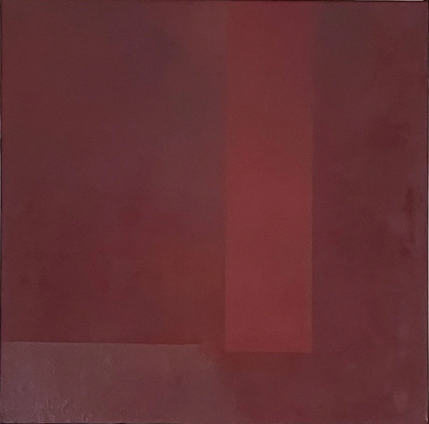 Joeke de Vries - "Red crater" - Oils and medium on canvas - 50cm x 50cm - $550