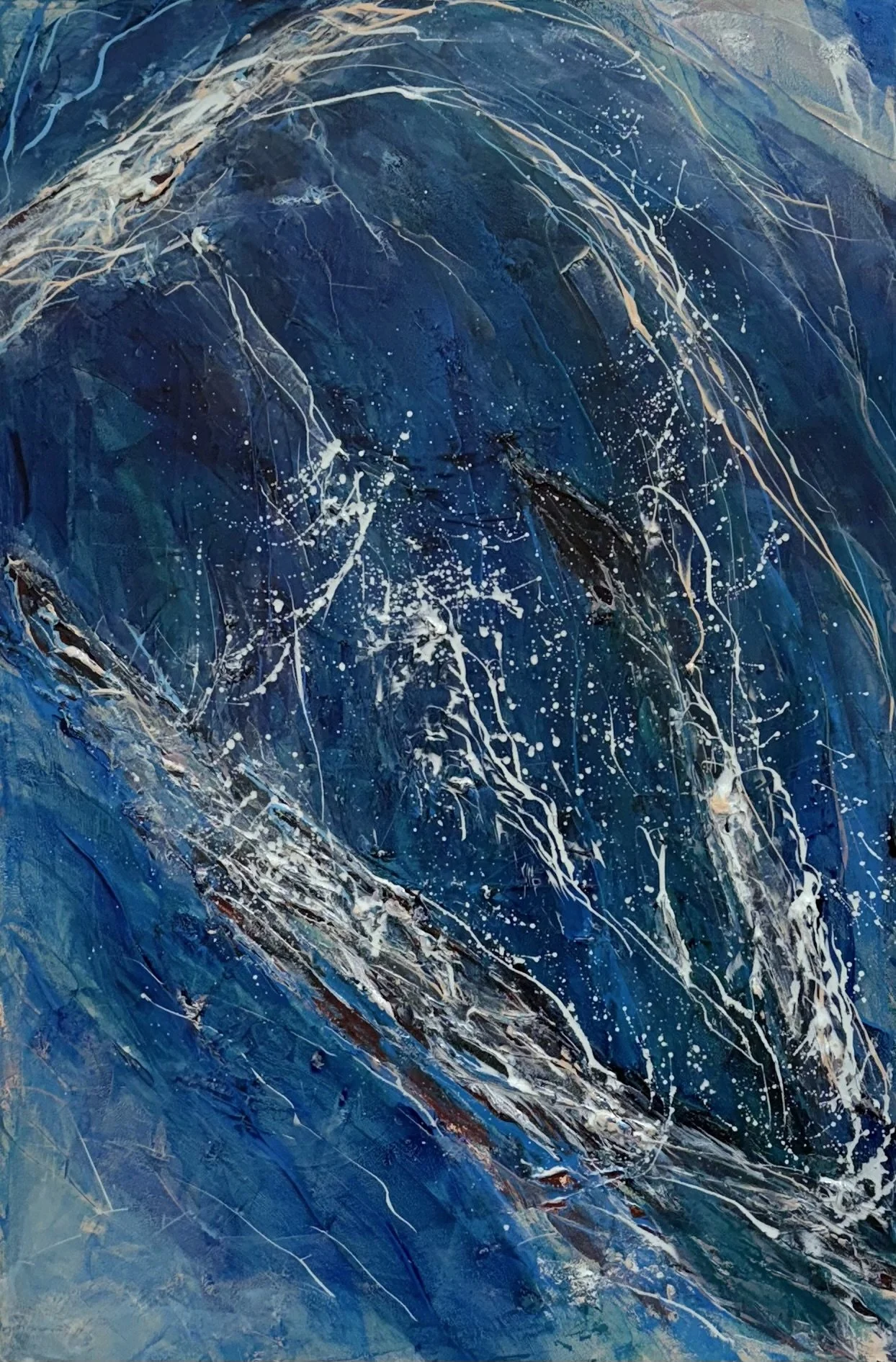 Maryanne Marlow - Shoal - 2025 - Oil on canvas - 90 × 60 cm - $500