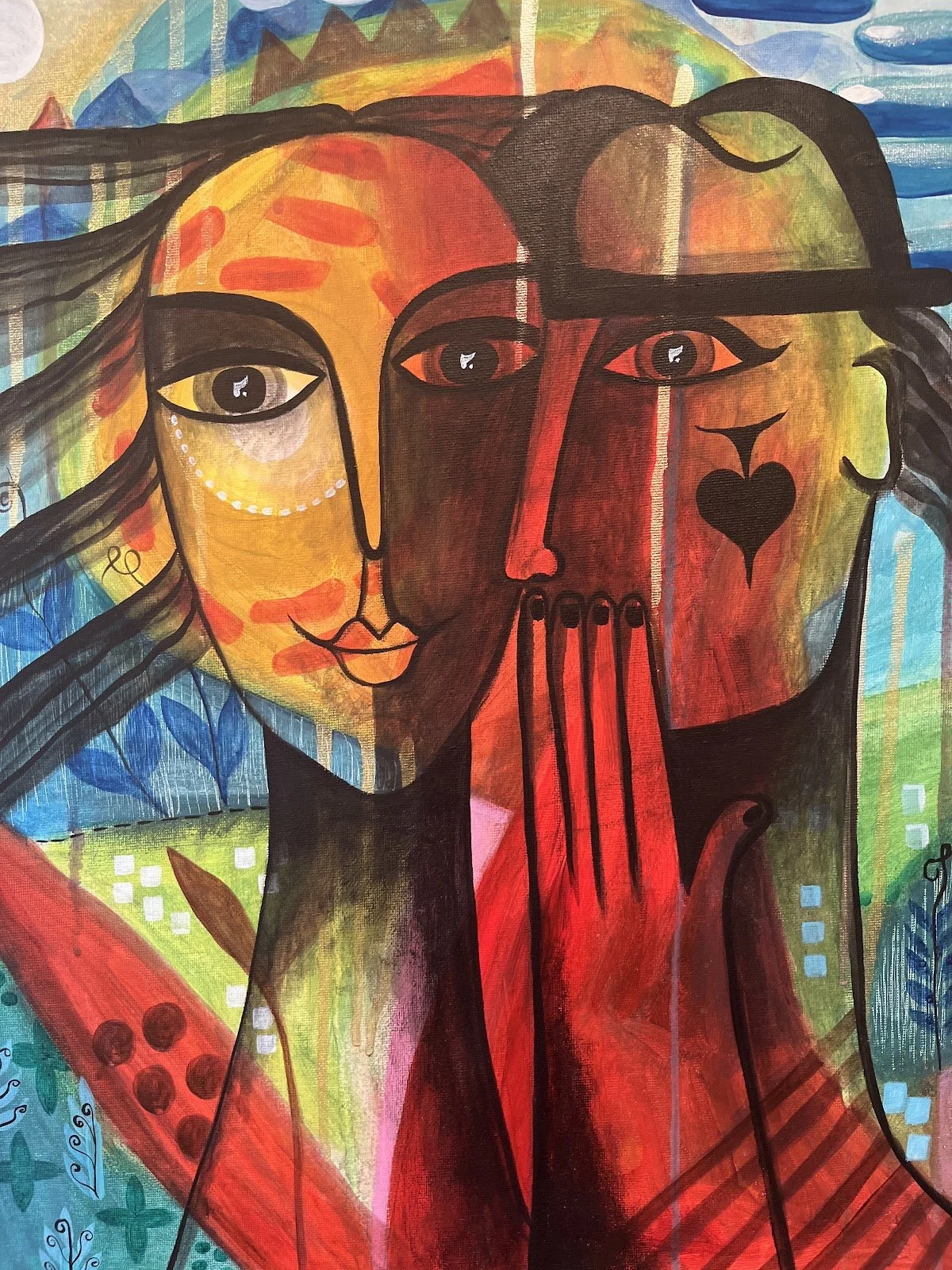 Svetlana Mickell - "Happy Art 2" - Acrylic - 50cm x 40cm - $349
