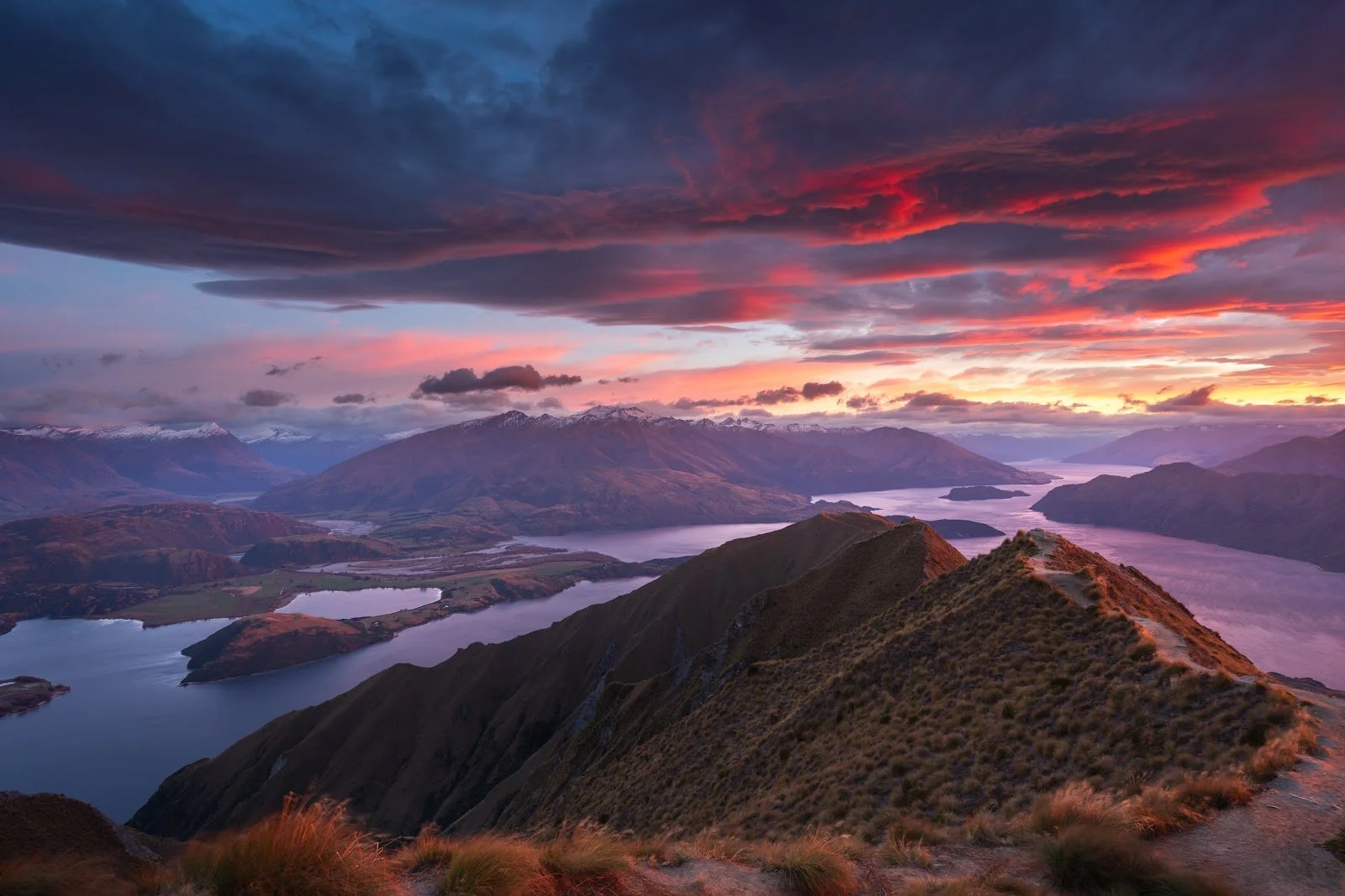 Nick Edwards - "Roy's Peak at dawn" - Photography- 49cm x 65cm - $750