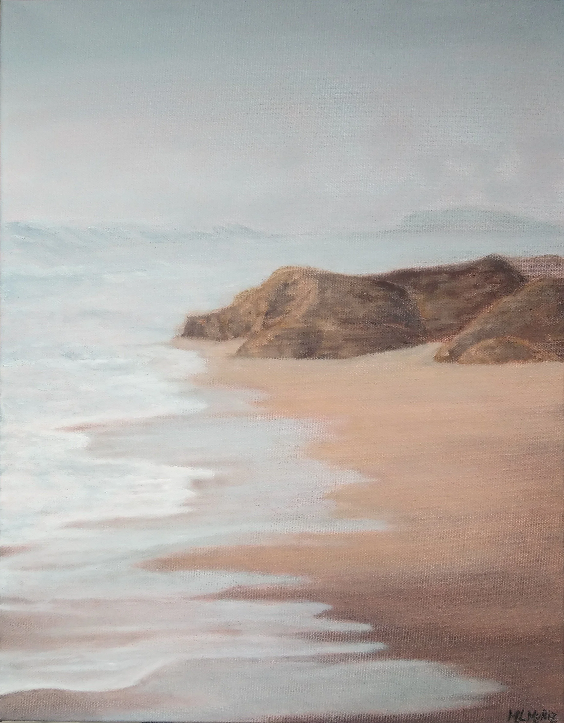 Maria Laura Muniz - "Misty Morning" - Oil Paint - 36 x 45cm - $540