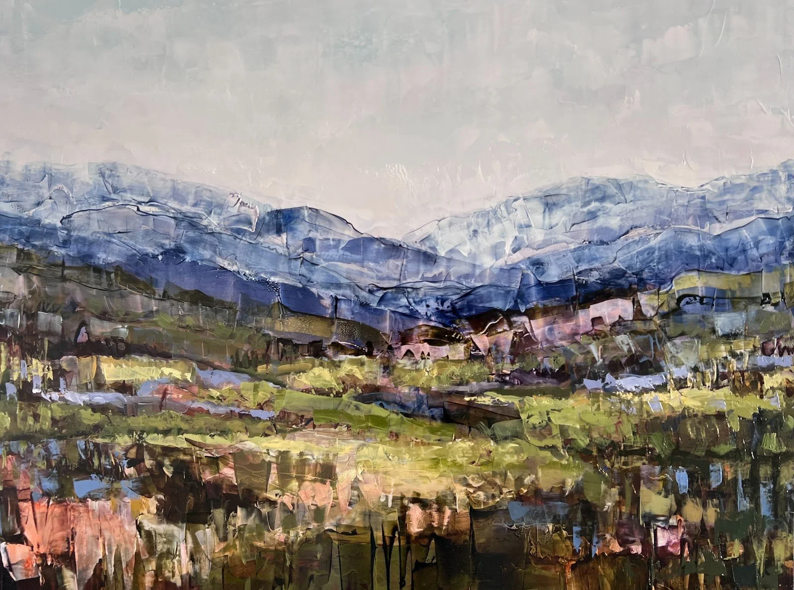 Kelly Pearce - "Libertas Vale " - Oil on panel - 60cm x 80cm - $3200