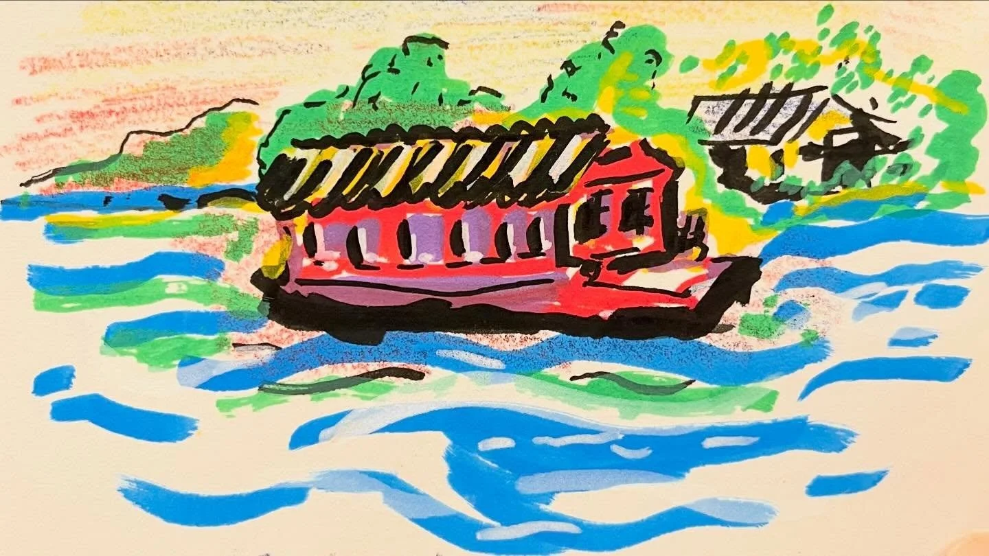 Hangzhou ⛵️🪷🌊 

#pleinapril #urbansketch #asianartist #sydneyartist #urbansketchers