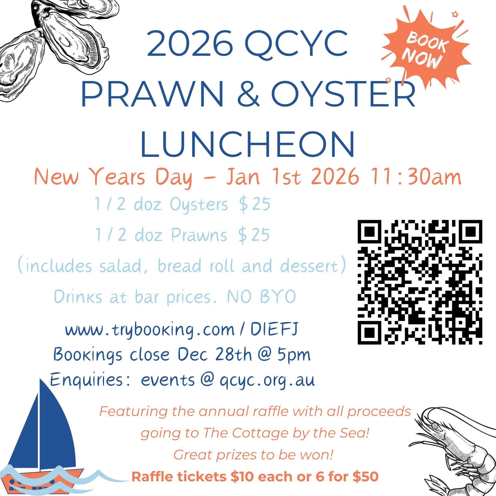 QCYC Traditional Prawn and Oyster day 