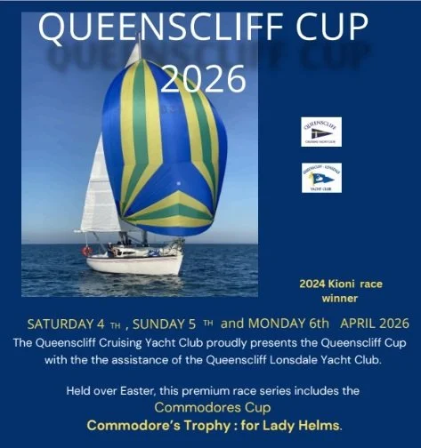 Easter 2026 Queenscliff Cup &amp; Commodore’s Trophy (female helm) 