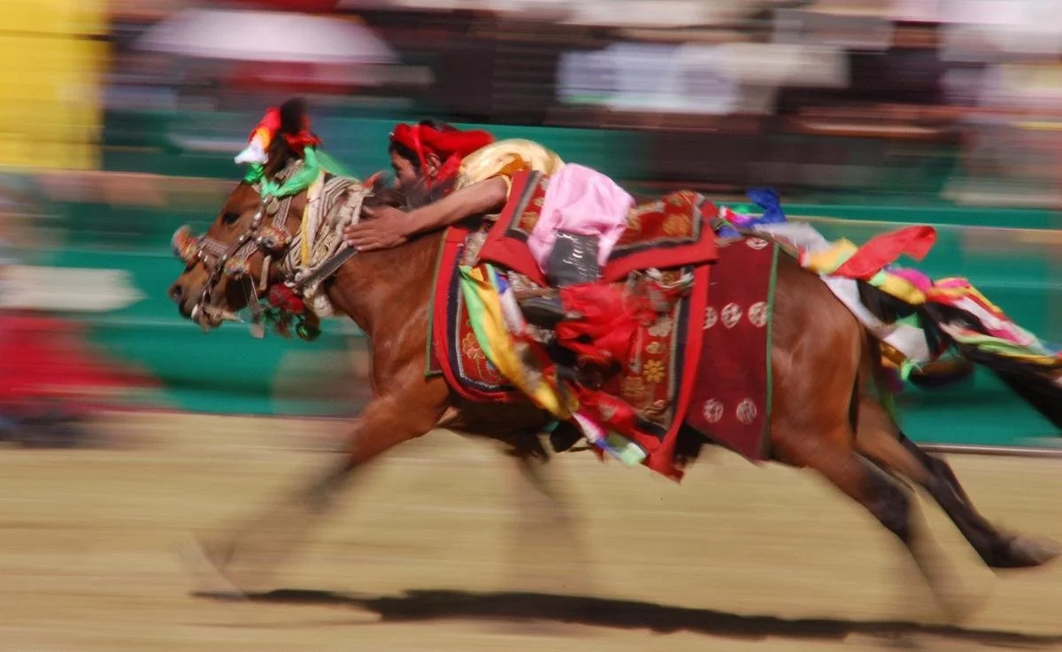 NOMAD FESTIVALS  of the EASTERN GRASSLANDS OF TIBET:  Their Textiles, Costumes & Horse Trappings