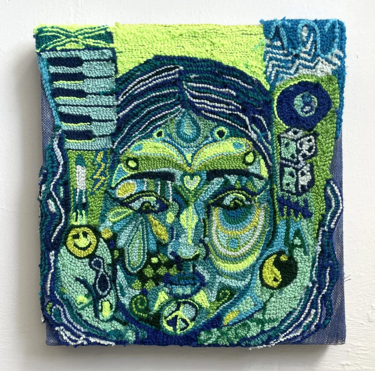 Machine Punch Needle Portraiture