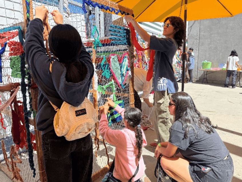 Weaving Together with Craft Contemporary at LA Metro