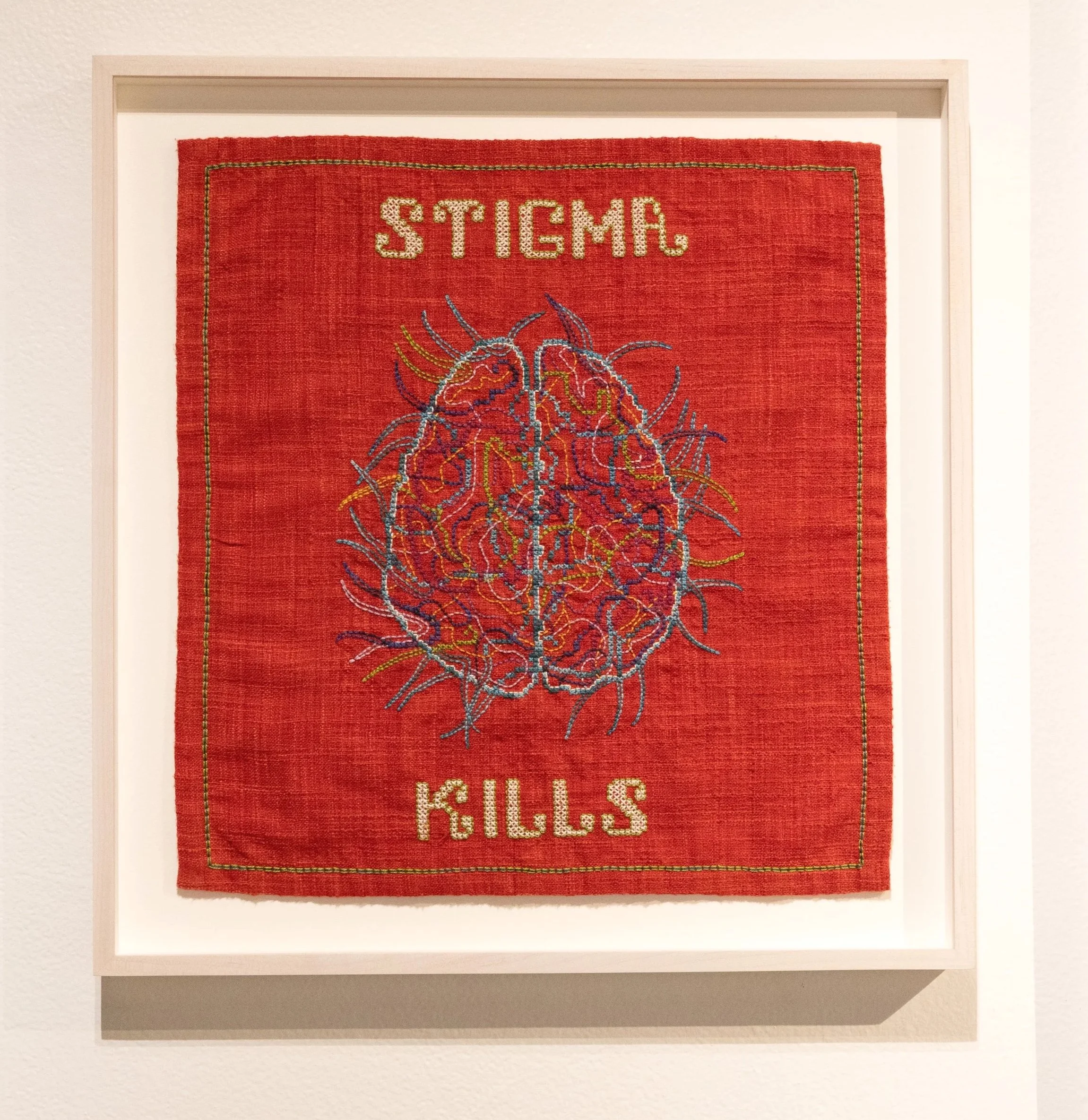 Robin Kremen, Stigma,
Cross Stitch
