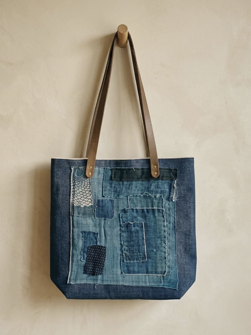 Upcycled Denim Tote Bags: An Introduction to Patchwork & Sashiko