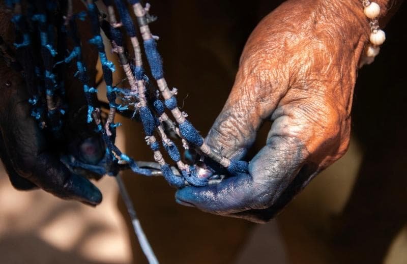 Indigo Community Dyeing & Paste Supply in Bali. 